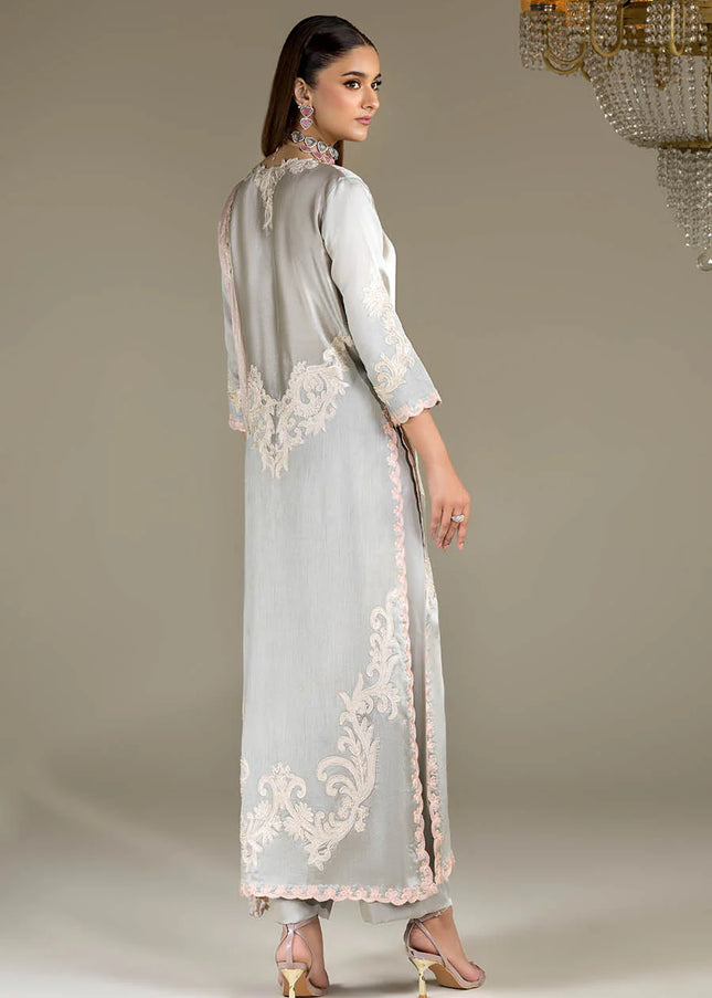 Gloss Silk Embroidered P-293