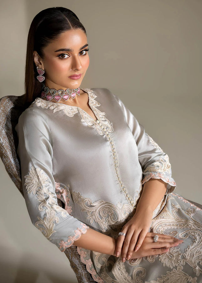 Gloss Silk Embroidered P-293