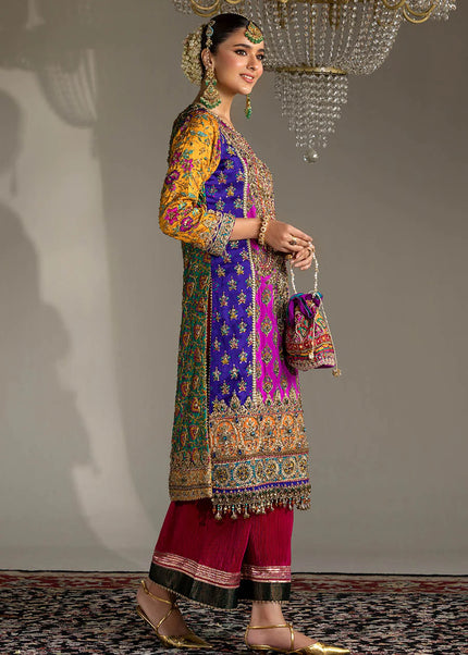 Pure Resham Silk Hand Embroidered E-309