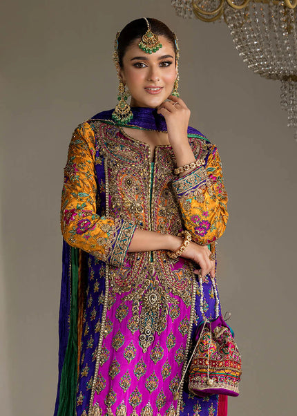 Pure Resham Silk Hand Embroidered E-309
