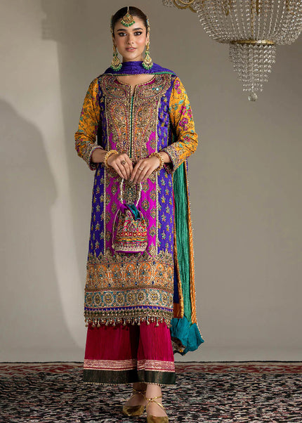 Pure Resham Silk Hand Embroidered E-309