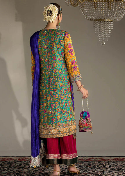 Pure Resham Silk Hand Embroidered E-309
