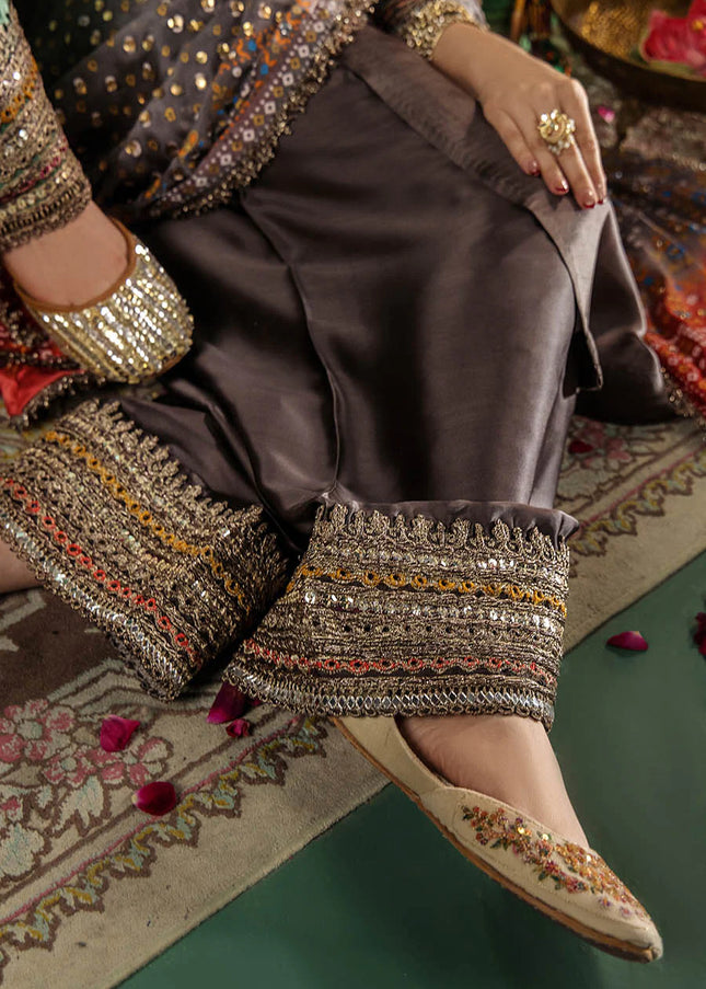 Gloss Silk Hand Embroidered P-305