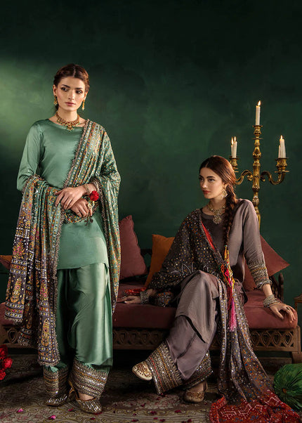 Gloss Silk Hand Embroidered P-305