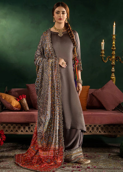 Gloss Silk Hand Embroidered P-305