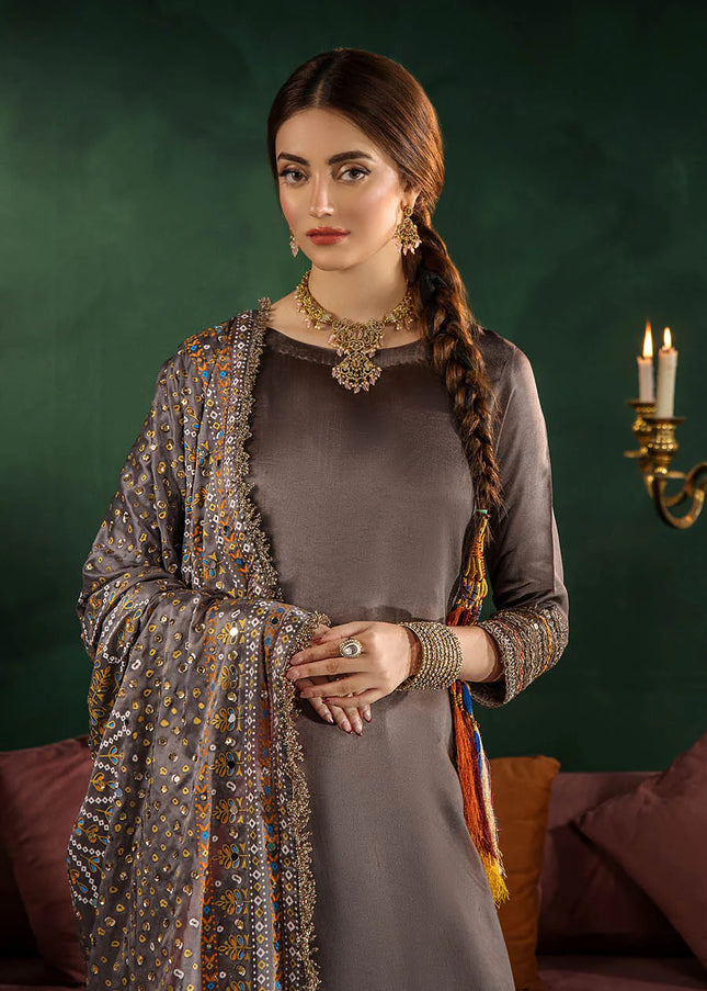 Gloss Silk Hand Embroidered P-305