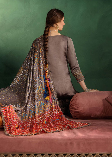 Gloss Silk Hand Embroidered P-305