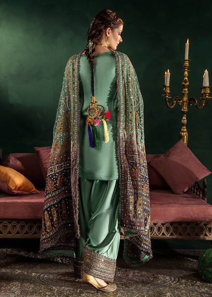 Gloss Silk Hand Embroidered P-305