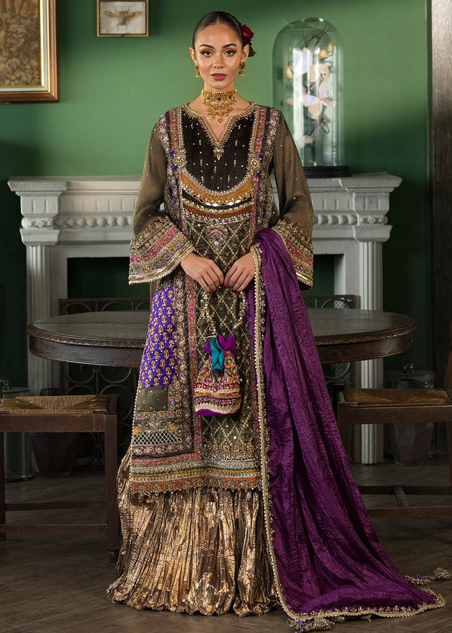 Mesuri Net Hand Embroidered P-309