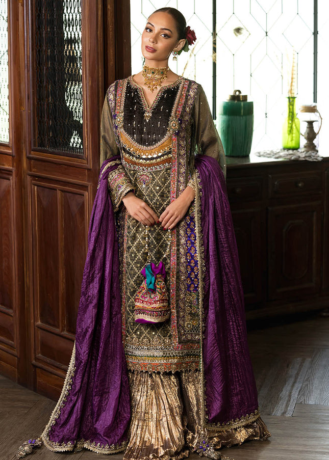 Mesuri Net Hand Embroidered P-309