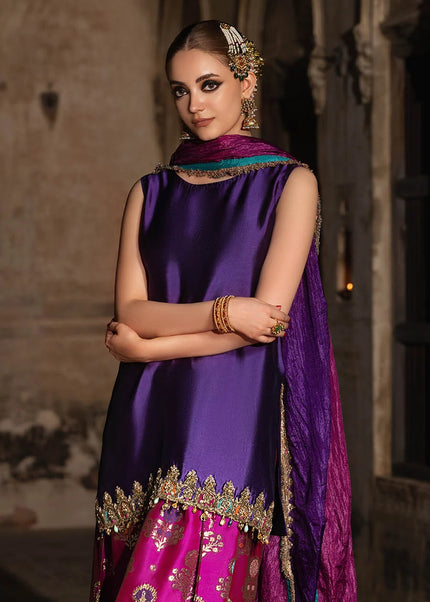 Gloss Silk Hand Embroidered P-314