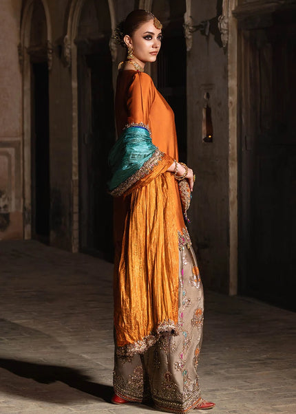Gloss Silk Hand Embroidered P-314