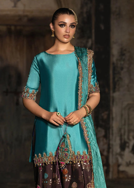 Gloss Silk Hand Embroidered P-314