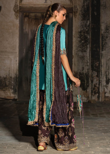 Gloss Silk Hand Embroidered P-314