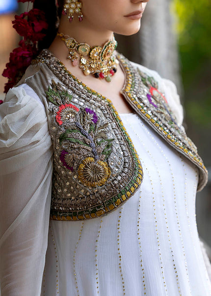 Chiffon Hand Embroidered P-318
