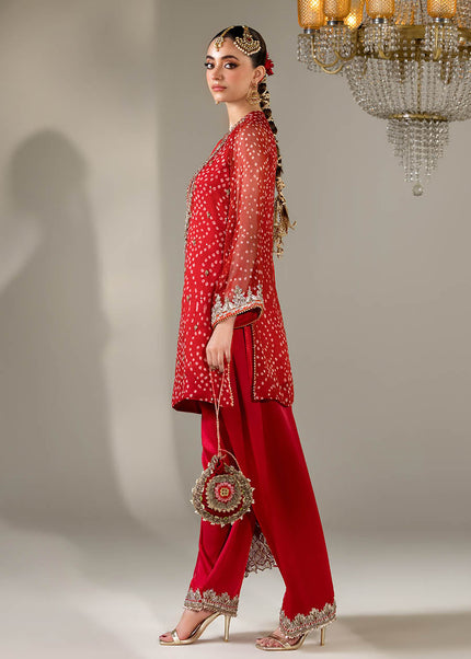 Chiffon Chunnari Handmade P-285