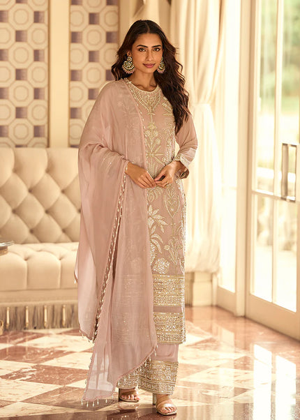 Muve Embroidered Pant Style Suit