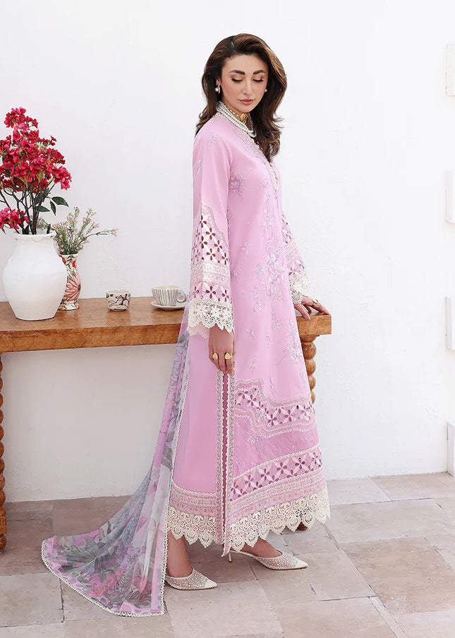 Roheenaz | Floral Reveire Luxury Lawn - Pastel Dream