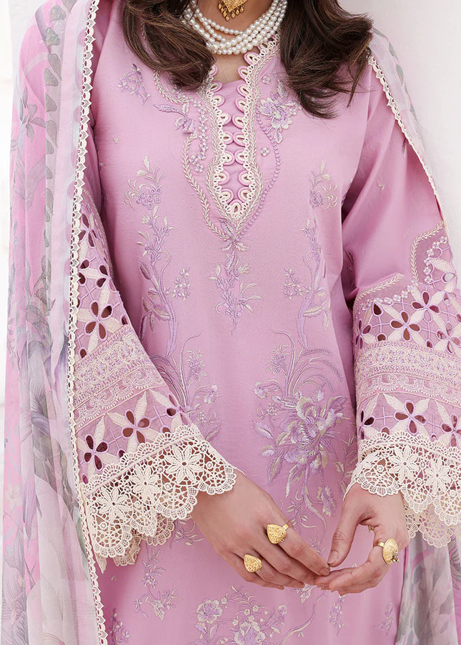 Roheenaz | Floral Reveire Luxury Lawn - Pastel Dream