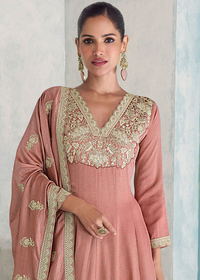 Sequins Embroidered Pant Style Suit