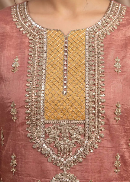Silk Embroidered Pant Style Suit Series
