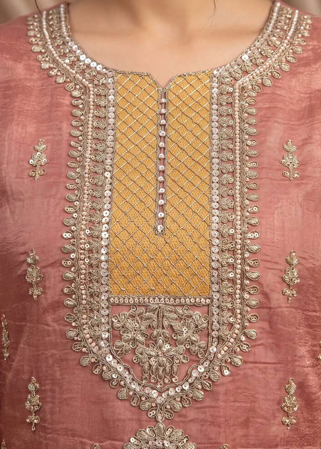 Silk Embroidered Pant Style Suit Series