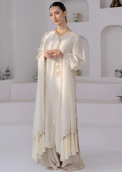 Sania Hasan | Vera Festive - Pearl White