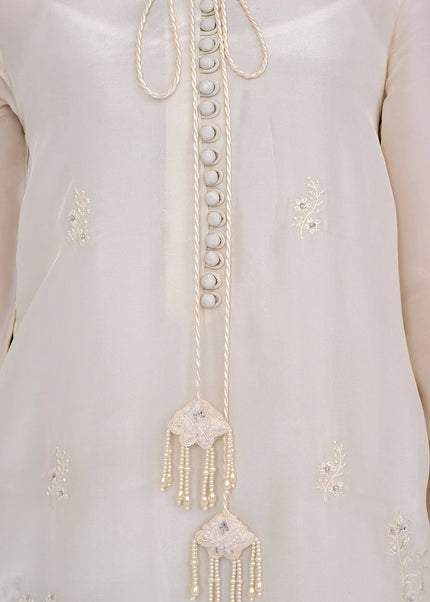 Sania Hasan | Vera Festive - Pearl White