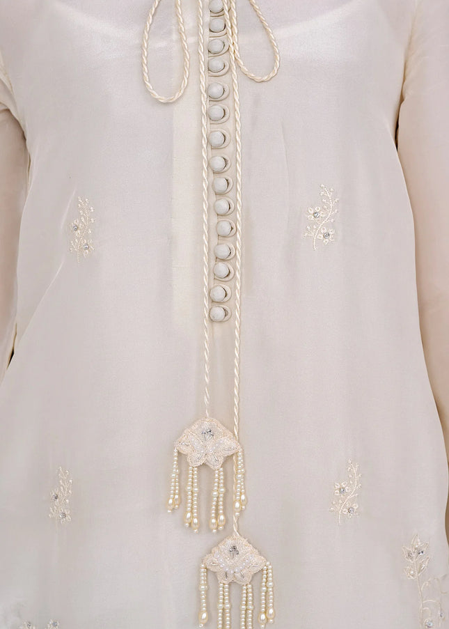 Sania Hasan | Vera Festive - Pearl White