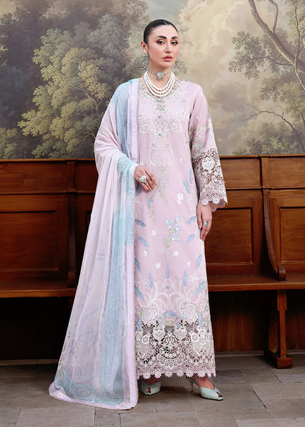 Roheenaz | Floral Reveire Luxury Lawn - Petal Bloom