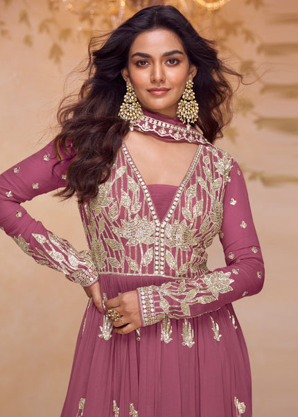 Chinnon Embroidered Sharara Suit Series