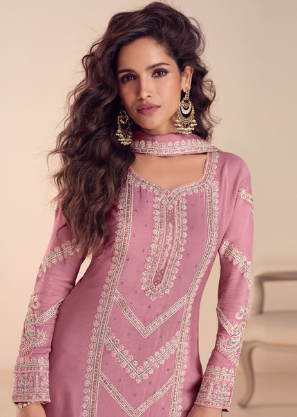 Chinnon Embroidered Palazzo Suit Series