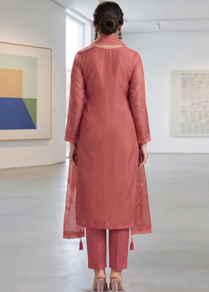 Chiffon embroidery Pant Style Suit Series