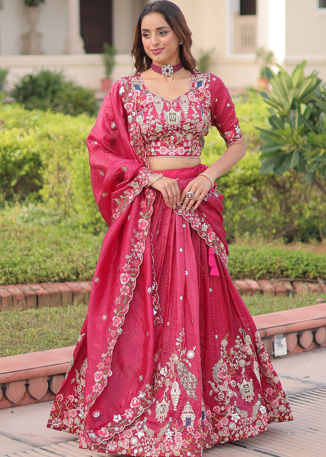 Gold Crush Embroidered Lehenga Choli Series