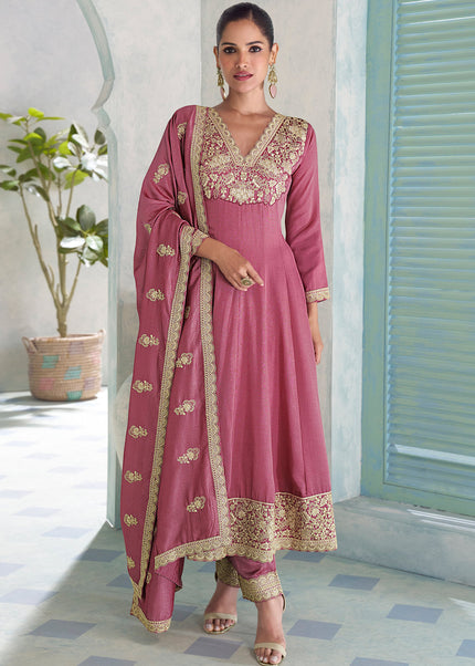 Sequins Embroidered Pant Style Suit