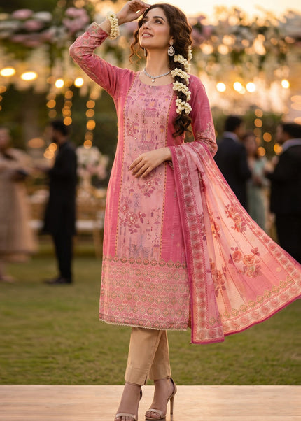 Cotton Printed Pant Style Suit Series