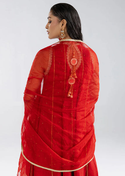 Elysian Luxury Pret | Poppy Red