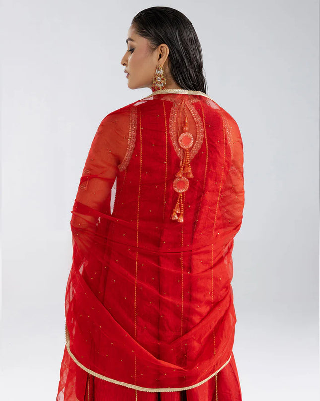 Elysian Luxury Pret | Poppy Red