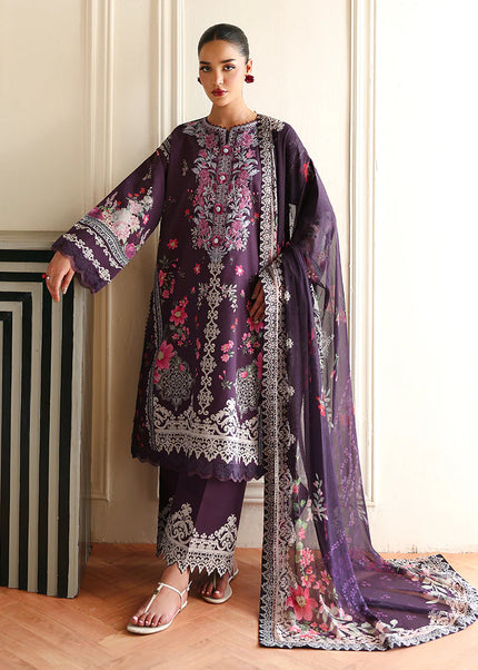 Roheenaz | Eclat Garden Printed Lawn - Poppy Bloom
