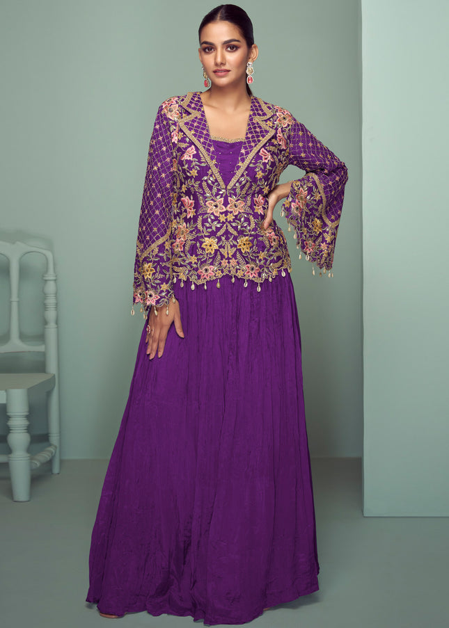 Chinnon Embroidered Jacket Lehenga Series