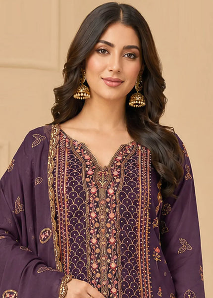 Rangoli Silk embroidery Pant Style Suit Series