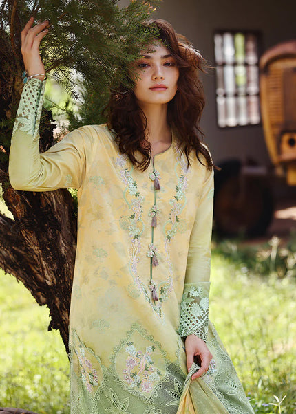 Mushq | SolaceOmbre Chikankari - Quiet Bloom