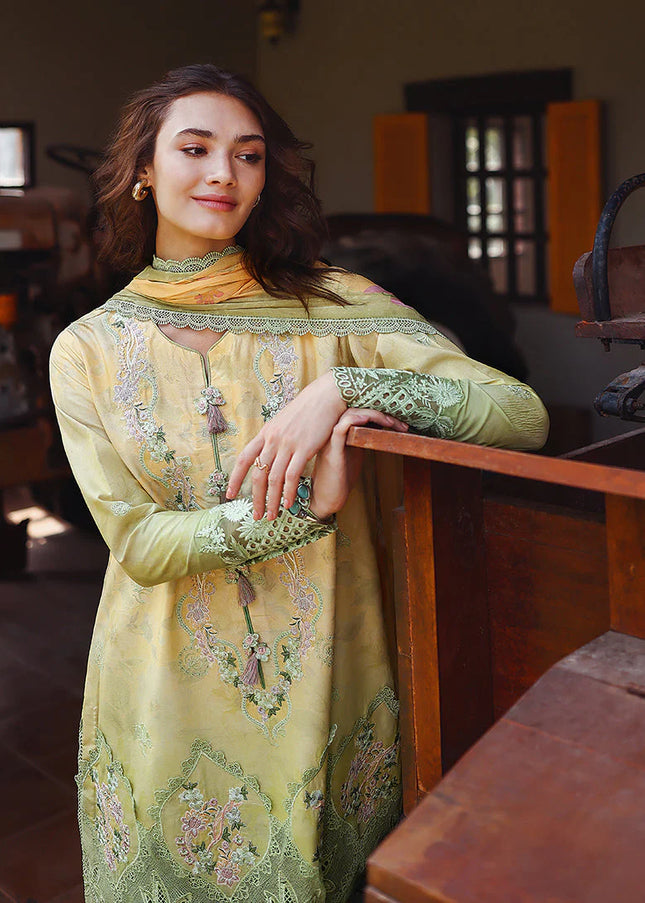 Mushq | SolaceOmbre Chikankari - Quiet Bloom