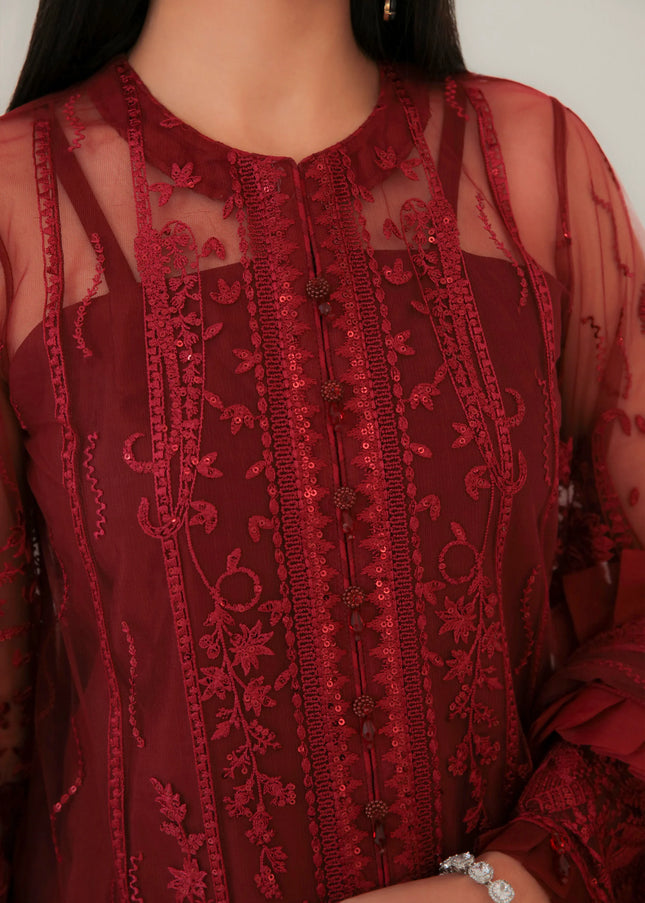 Jazmin | Embroidered Net UN-4003