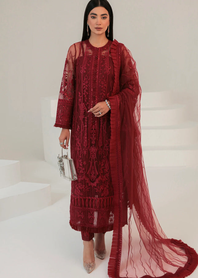 Jazmin | Embroidered Net UN-4003