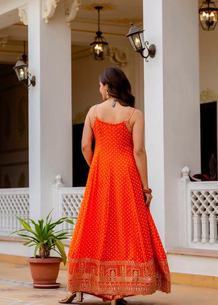 Vichitra Silk Printed and Embroidered Palazzo Suit Series