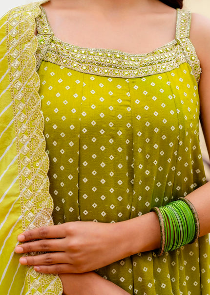 Vichitra Silk Printed and Embroidered Palazzo Suit Series