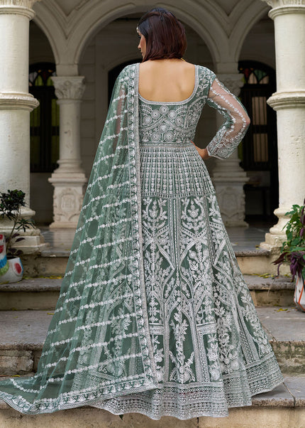 Net Embroidered Anarkali Series