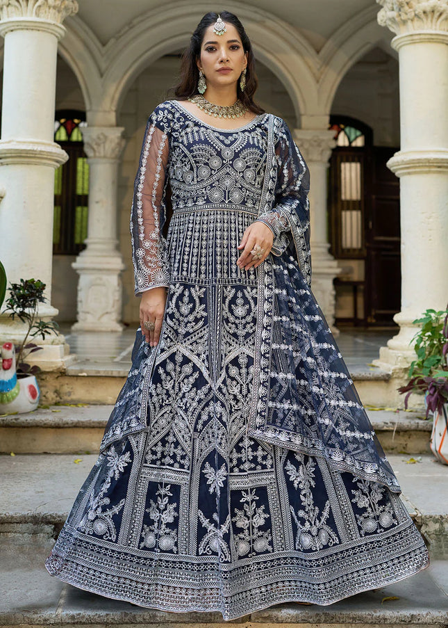 Net Embroidered Anarkali Series