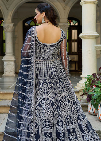 Net Embroidered Anarkali Series